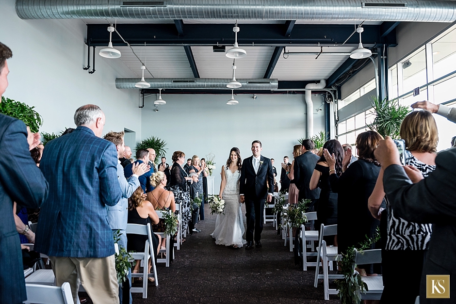 Waterview Loft Wedding Ceremony, Detroit Wedding Venues